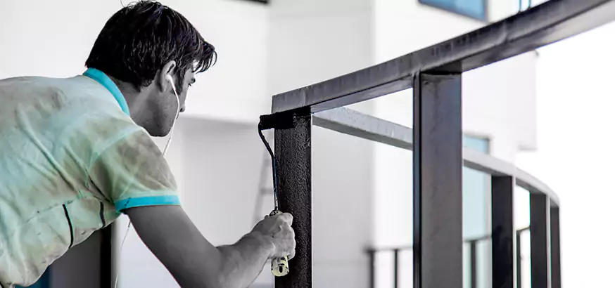 Railing Glass Section Replacement in Alafaya