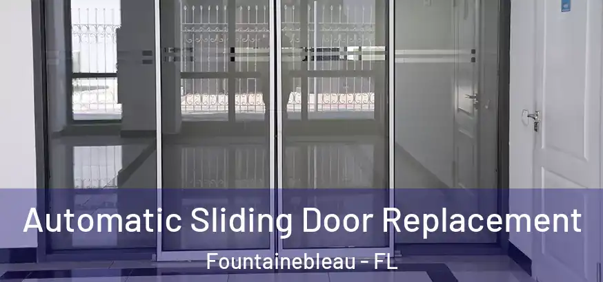  Automatic Sliding Door Replacement Fountainebleau - FL