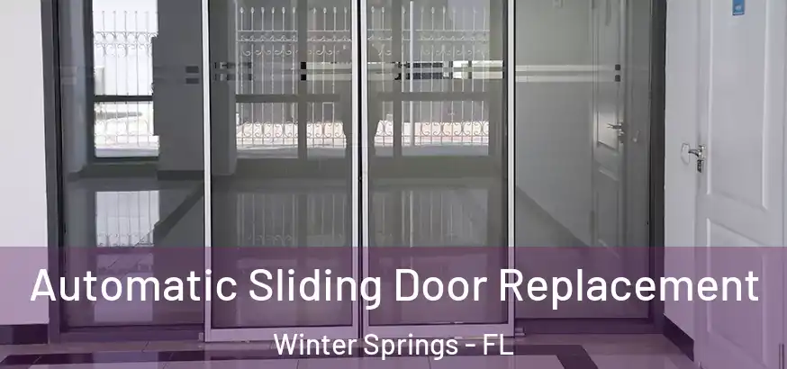 Automatic Sliding Door Replacement Winter Springs - FL
