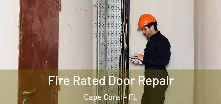 Fire Rated Door Repair Cape Coral - FL