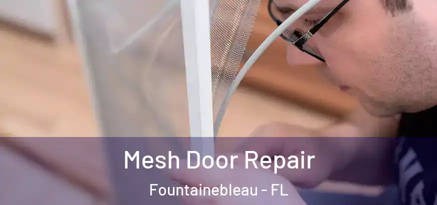  Mesh Door Repair Fountainebleau - FL