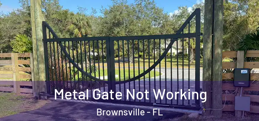  Metal Gate Not Working Brownsville - FL