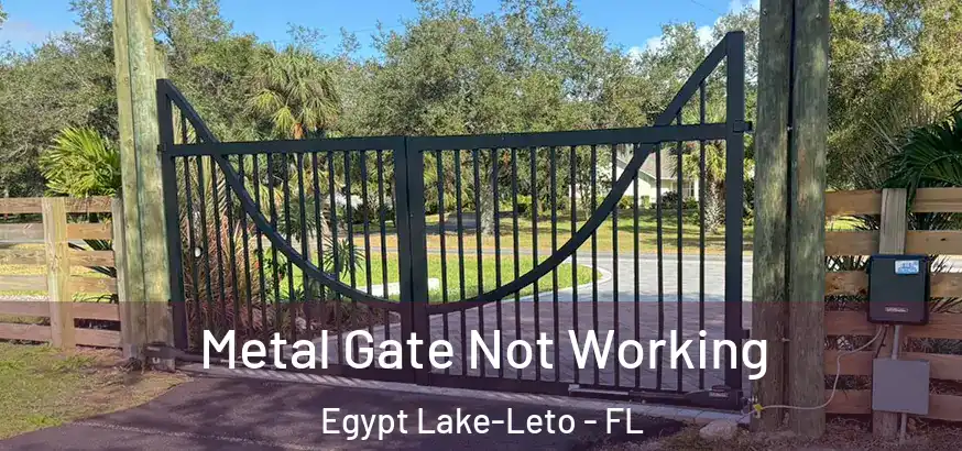 Metal Gate Not Working Egypt Lake-Leto - FL