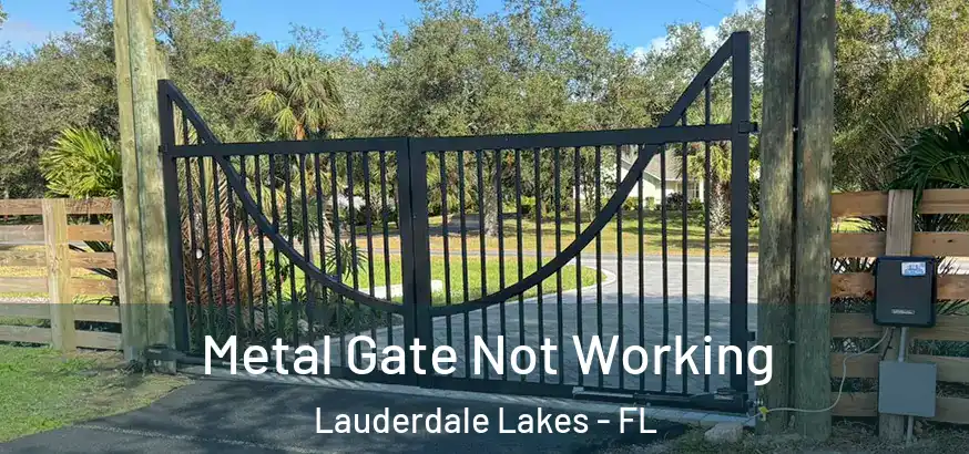  Metal Gate Not Working Lauderdale Lakes - FL