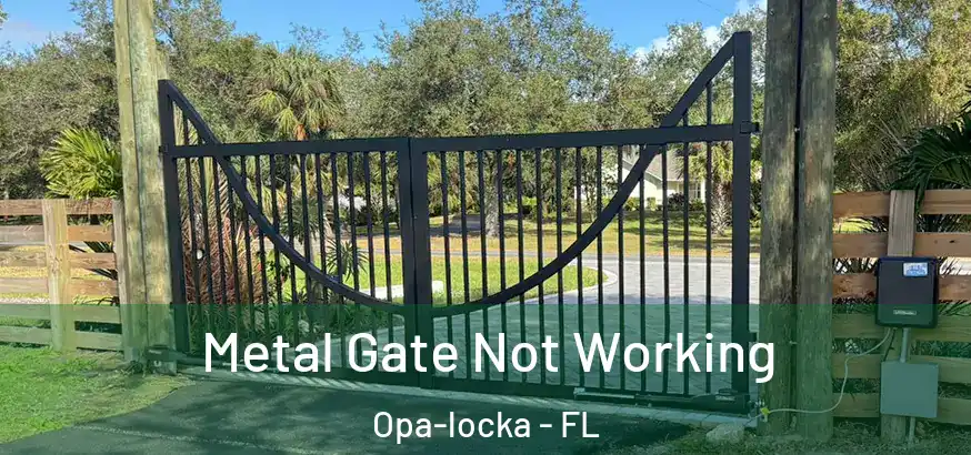  Metal Gate Not Working Opa-locka - FL