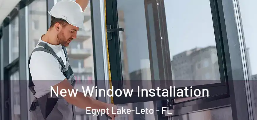  New Window Installation Egypt Lake-Leto - FL