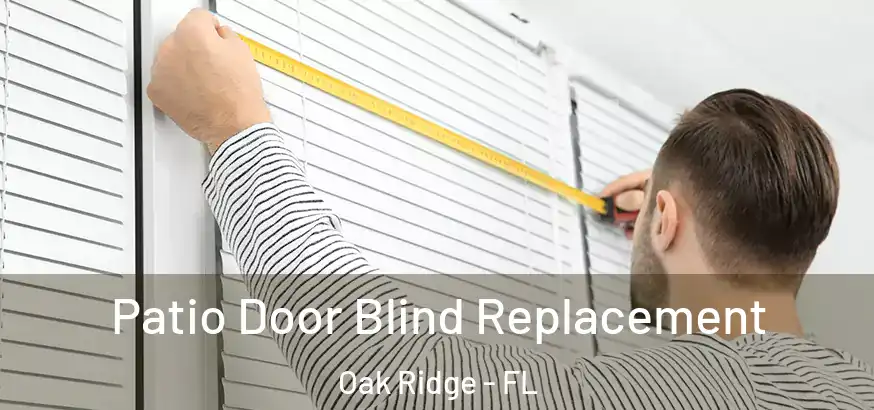  Patio Door Blind Replacement Oak Ridge - FL
