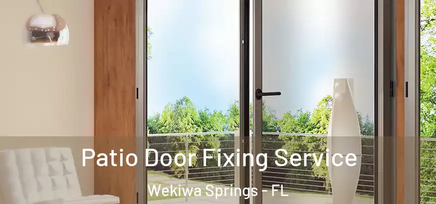 Patio Door Fixing Service Wekiwa Springs - FL
