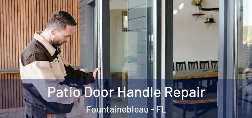  Patio Door Handle Repair Fountainebleau - FL