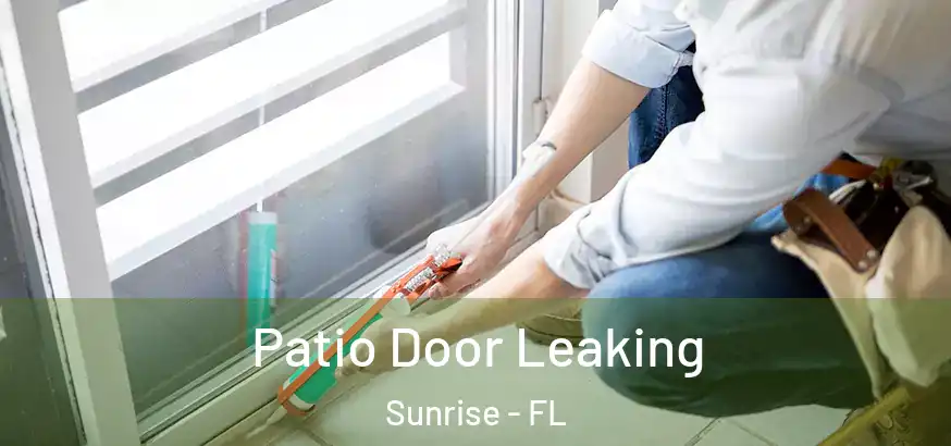 Patio Door Leaking Sunrise - FL