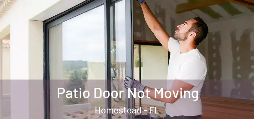 Patio Door Not Moving Homestead - FL