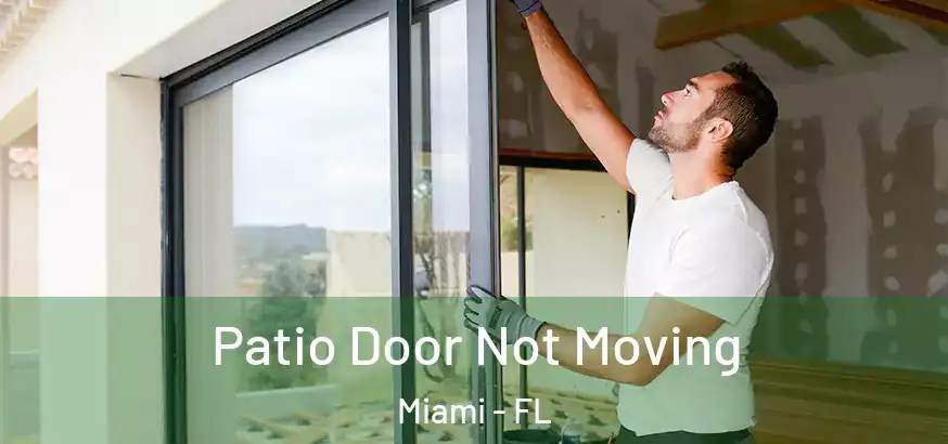  Patio Door Not Moving Miami - FL