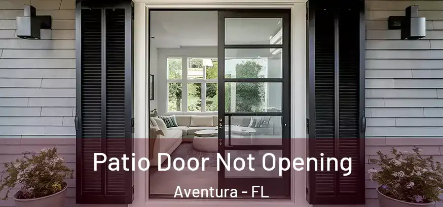  Patio Door Not Opening Aventura - FL
