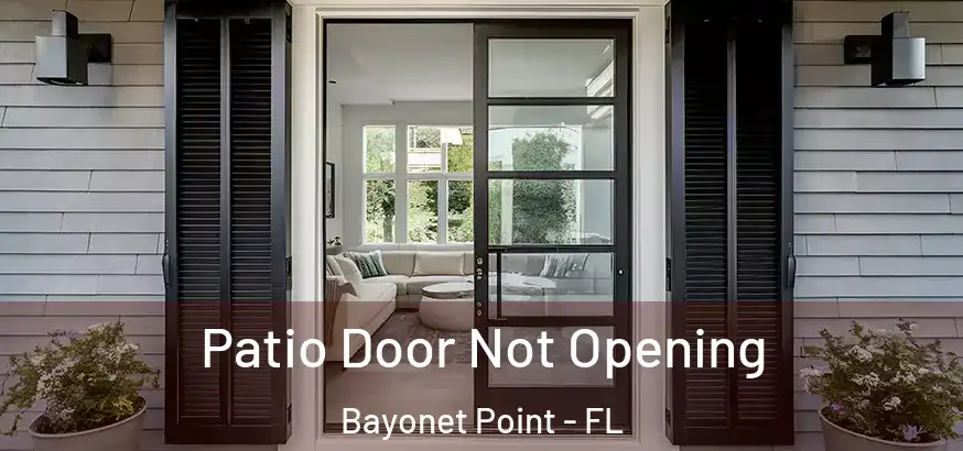  Patio Door Not Opening Bayonet Point - FL