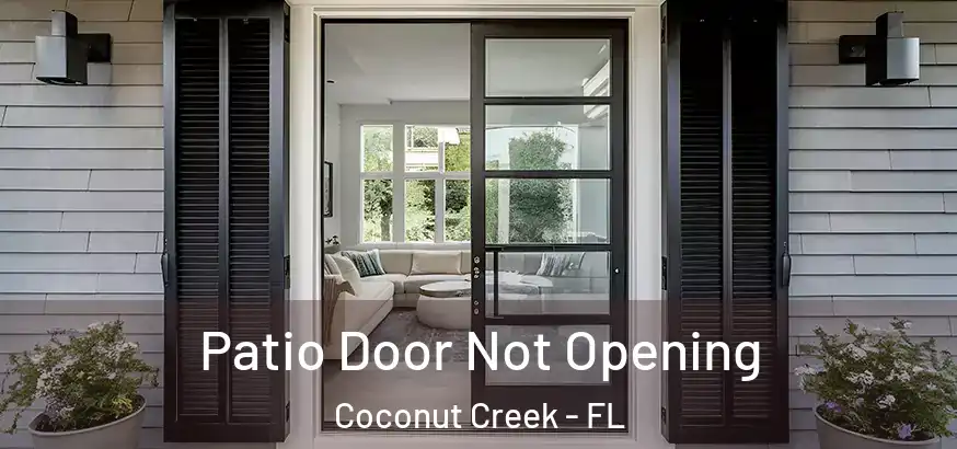 Patio Door Not Opening Coconut Creek - FL