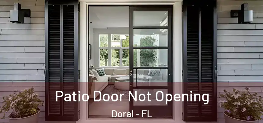  Patio Door Not Opening Doral - FL