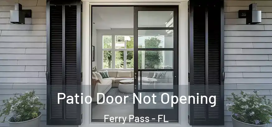  Patio Door Not Opening Ferry Pass - FL
