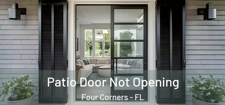  Patio Door Not Opening Four Corners - FL