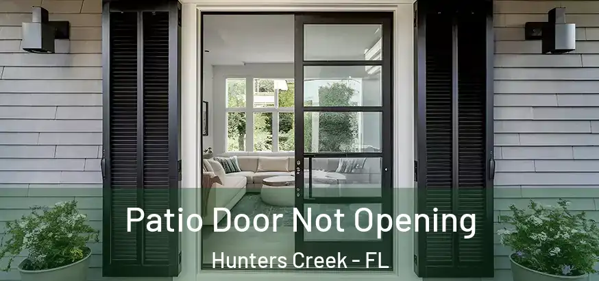 Patio Door Not Opening Hunters Creek - FL