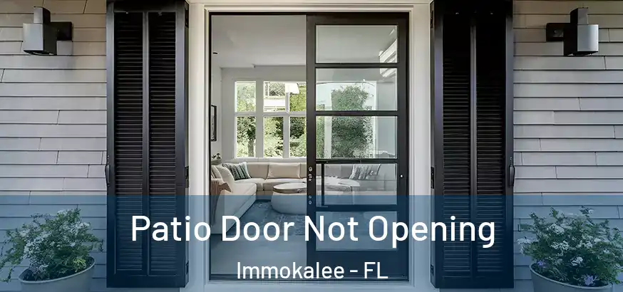  Patio Door Not Opening Immokalee - FL