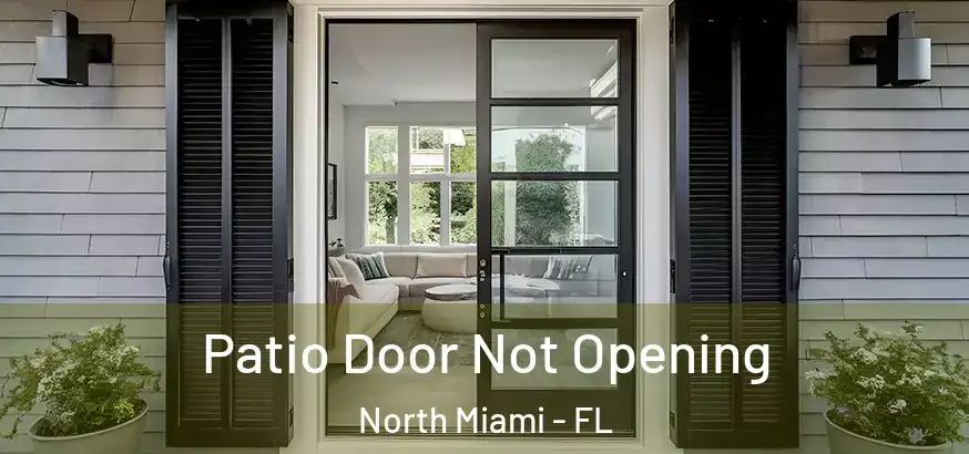 Patio Door Not Opening North Miami - FL