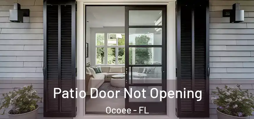 Patio Door Not Opening Ocoee - FL
