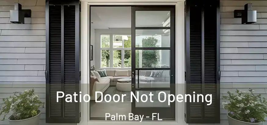 Patio Door Not Opening Palm Bay - FL