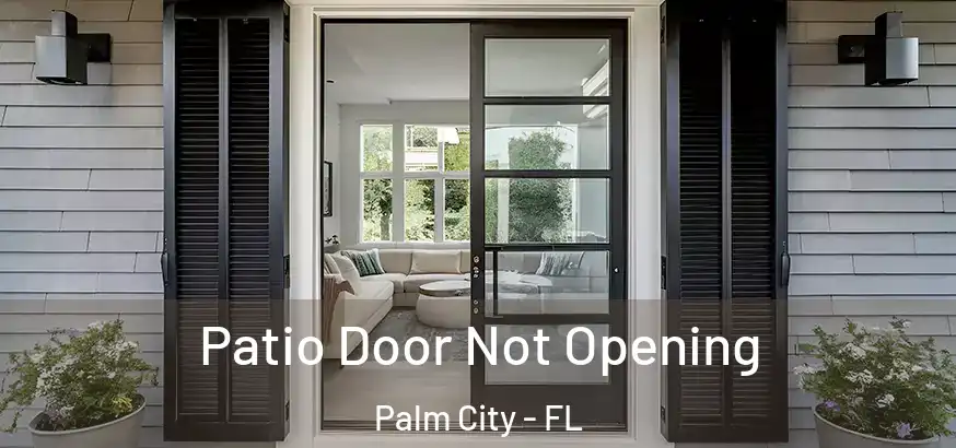  Patio Door Not Opening Palm City - FL