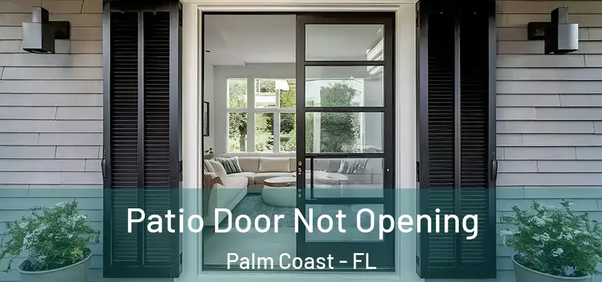 Patio Door Not Opening Palm Coast - FL