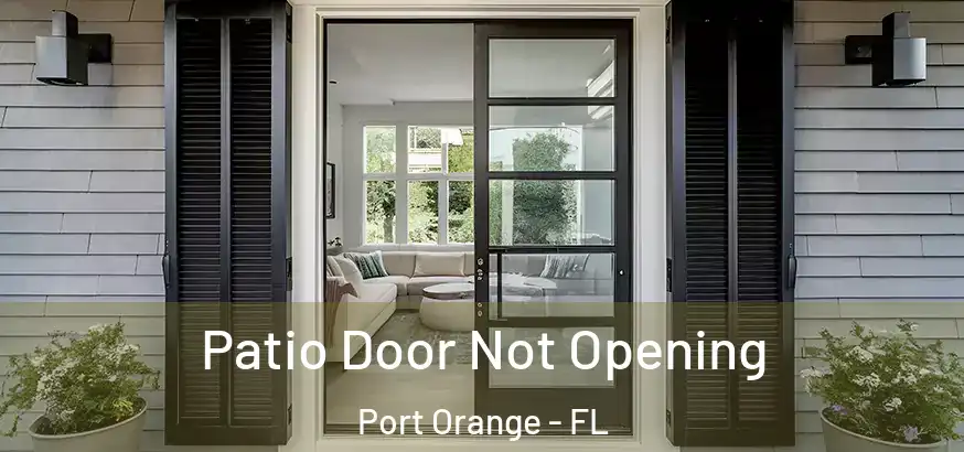 Patio Door Not Opening Port Orange - FL