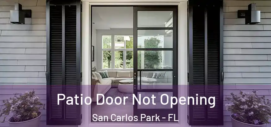 Patio Door Not Opening San Carlos Park - FL