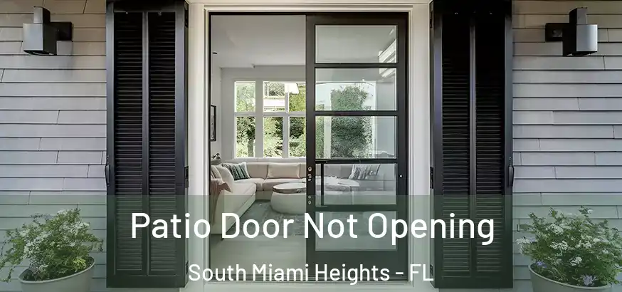  Patio Door Not Opening South Miami Heights - FL