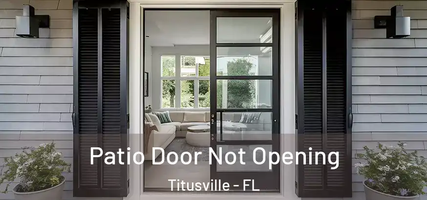  Patio Door Not Opening Titusville - FL
