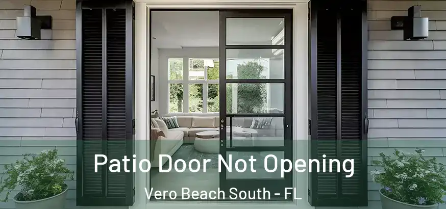Patio Door Not Opening Vero Beach South - FL