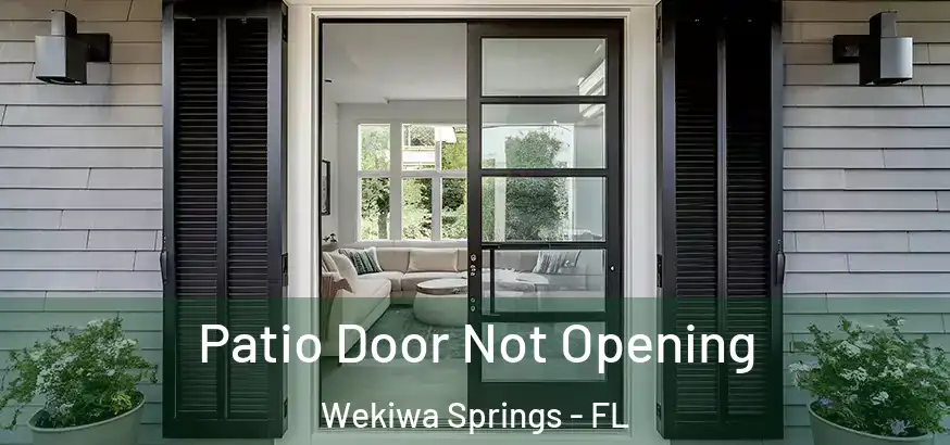  Patio Door Not Opening Wekiwa Springs - FL
