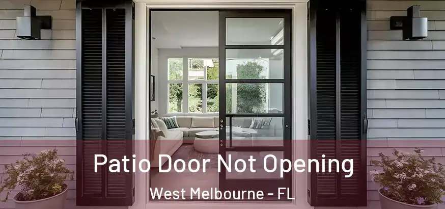 Patio Door Not Opening West Melbourne - FL