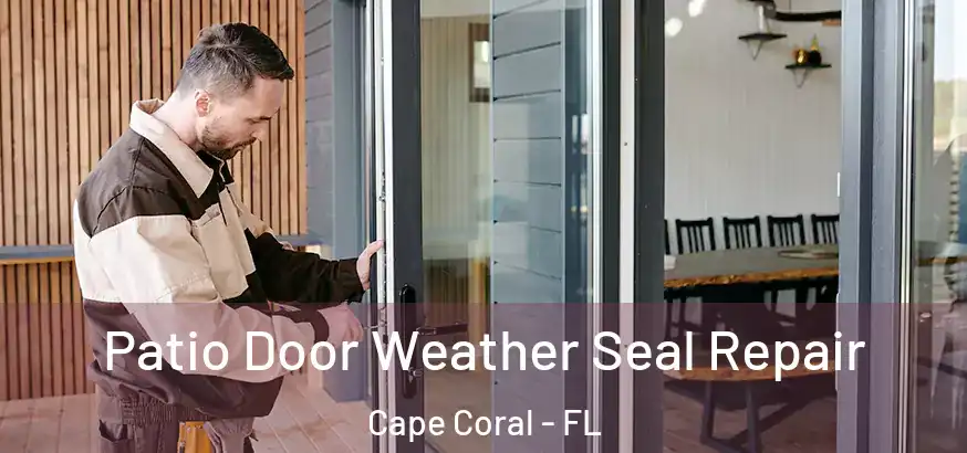 Patio Door Weather Seal Repair Cape Coral - FL
