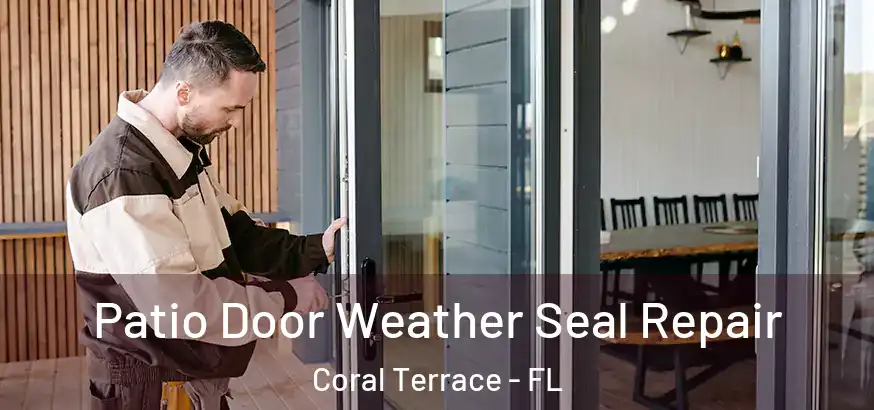  Patio Door Weather Seal Repair Coral Terrace - FL