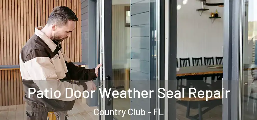  Patio Door Weather Seal Repair Country Club - FL