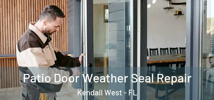  Patio Door Weather Seal Repair Kendall West - FL