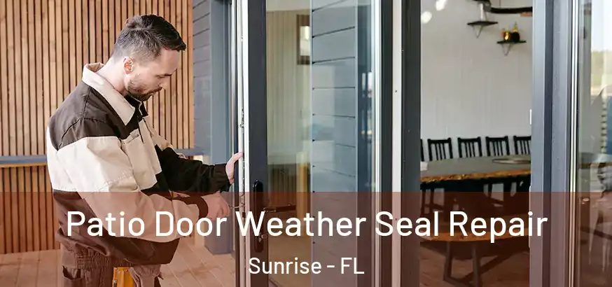  Patio Door Weather Seal Repair Sunrise - FL