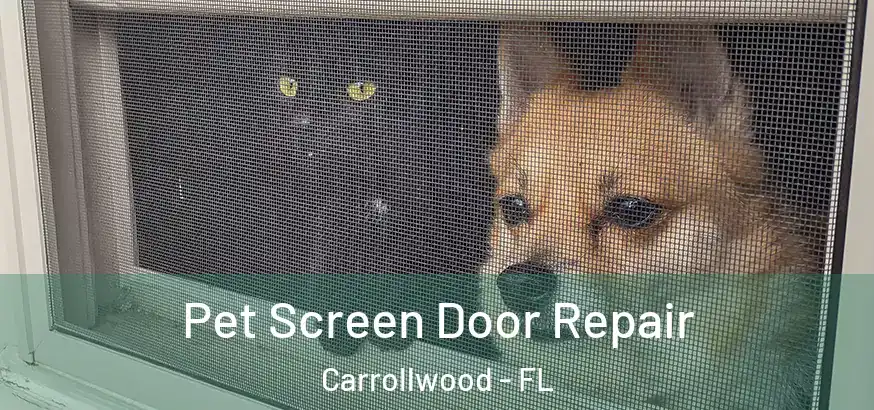  Pet Screen Door Repair Carrollwood - FL