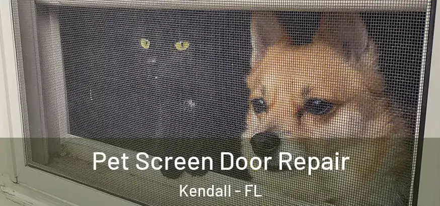  Pet Screen Door Repair Kendall - FL