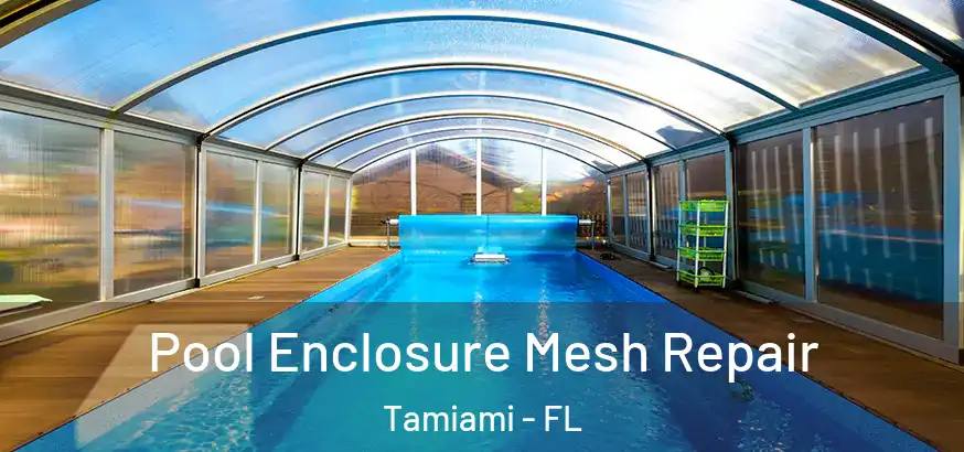 Pool Enclosure Mesh Repair Tamiami - FL