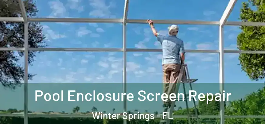 Pool Enclosure Screen Repair Winter Springs - FL