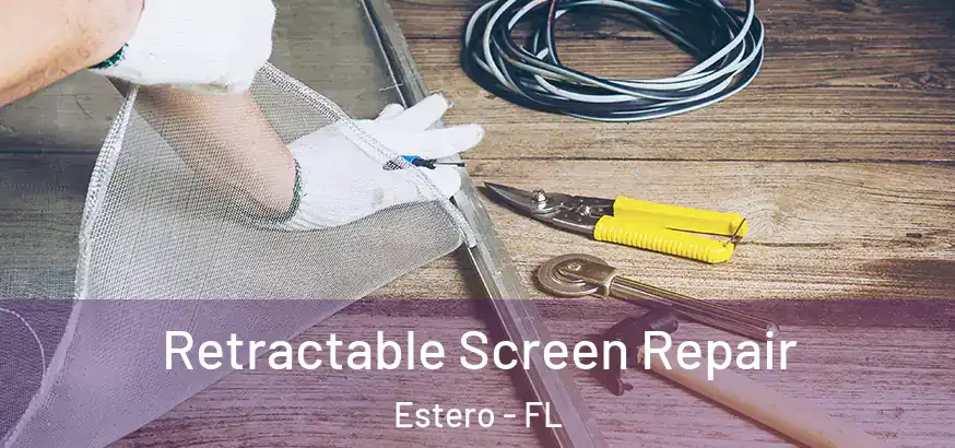  Retractable Screen Repair Estero - FL