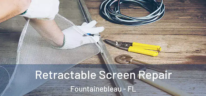  Retractable Screen Repair Fountainebleau - FL