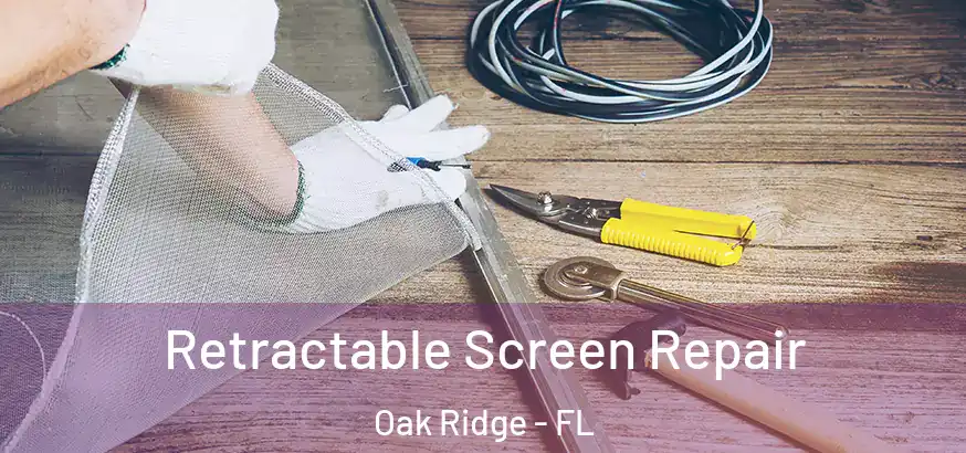  Retractable Screen Repair Oak Ridge - FL