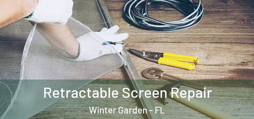 Retractable Screen Repair Winter Garden - FL