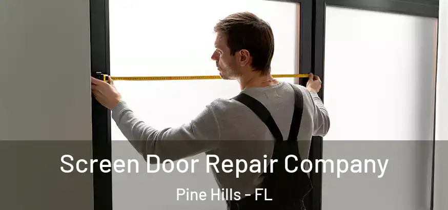 Screen Door Repair Company Pine Hills - FL